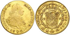 1800/790. Carlos IV. Madrid. FA. 2 escudos. ... 