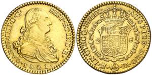 1801. Carlos IV. Madrid. FA. 2 escudos. (AC. ... 