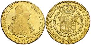 1803. Carlos IV. Madrid. FA. 2 escudos. (AC. ... 