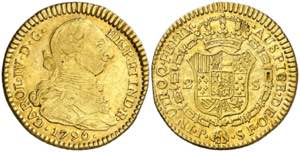 1790. Carlos IV. Popayán. SF. 2 escudos. ... 