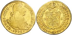 1795. Carlos IV. Popayán. JF. 2 escudos. ... 
