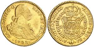 1793. Carlos IV. Potosí. PR. 2 escudos. ... 