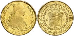 1798. Carlos IV. Sevilla. CN. 2 escudos. ... 