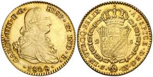 1808. Carlos IV. Sevilla. CN. 2 escudos. ... 