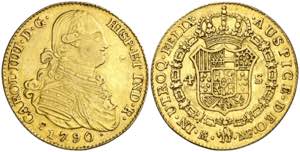 1790. Carlos IV. Madrid. MF. 4 escudos. (AC. ... 