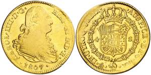 1807. Carlos IV. México. TH. 4 escudos. ... 