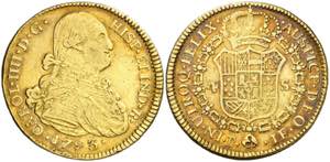 1793. Carlos IV. Popayán. JF. 4 escudos. ... 