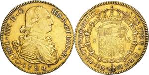 1794. Carlos IV. Guatemala. M. 8 escudos. ... 