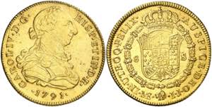 1791. Carlos IV. Lima. IJ. 8 escudos. (AC. ... 
