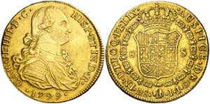 1799. Carlos IV. Lima. IJ. 8 escudos. (AC. ... 