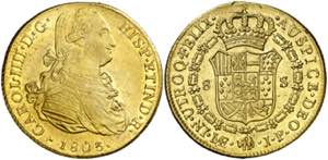 1803. Carlos IV. Lima. JP. 8 escudos. (AC. ... 
