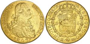 1803/703. Carlos IV. Madrid. FA. 8 escudos. ... 