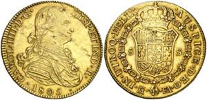 1805. Carlos IV. Madrid. FA. 8 escudos. (AC. ... 