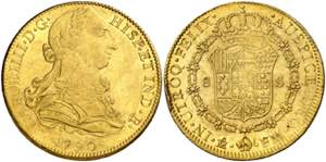 1790. Carlos IV. México. FM. 8 escudos. ... 