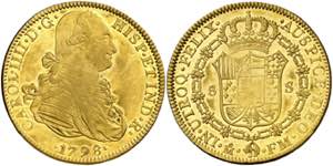 1798. Carlos IV. México. FM. 8 escudos. ... 