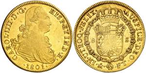 1801. Carlos IV. México. FT. 8 escudos. ... 