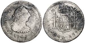1789. Carlos IV. Guatemala. M. 1/2 de real. ... 