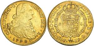 1792. Carlos IV. Popayán. JF. 8 escudos. ... 