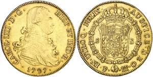 1797. Carlos IV. Potosí. PP. 8 escudos. ... 
