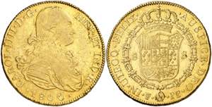 1800. Carlos IV. Potosí. PP. 8 escudos. ... 