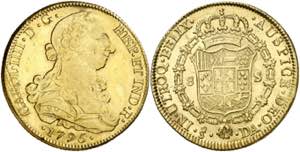 1795. Carlos IV. Santiago. DA. 8 escudos. ... 