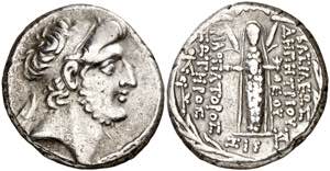 Imperio Seléucida. (96-95 a.C.). Demetrio ... 