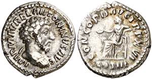 (162 d.C.). Marco Aurelio. Denario. (Spink ... 