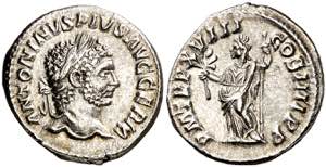 (215 d.C.). Caracalla. Denario. (Spink 6841) ... 