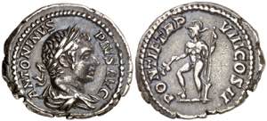 (205 d.C.). Caracalla. Denario. (Spink 6858) ... 