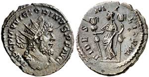 (269 d.C.). Victorino. Antoniniano. (Spink ... 