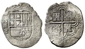1597. Felipe II. Sevilla. B. 2 reales. (AC. ... 