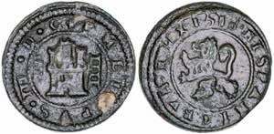 1618. Felipe III. Segovia. 4 maravedís. ... 