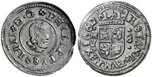 1662. Felipe IV. M (Madrid). Y. 8 ... 