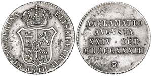 1833. Isabel II. Madrid. Proclamación. (Ha. ... 
