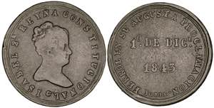 1843. Isabel II. Ferrol. Mayoría de edad. ... 