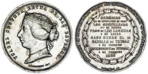1860. Isabel II. Guerra de África contra ... 