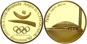 Medalla dedicada a las Olimpiadas de ... 