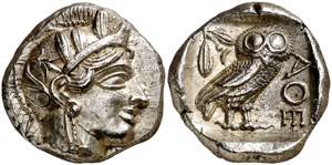 (454-404 a.C.). Ática. Atenas. Tetradracma. ... 