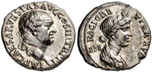 (71 d.C.). Vespasiano. Denario. (Spink 2274 ... 