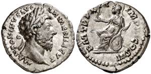 (166 d.C.). Marco Aurelio. Denario. (Spink ... 