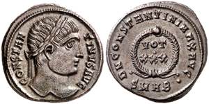 (326 d.C.). Constantino I. Heraclea. AE 19. ... 