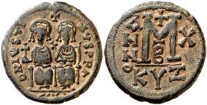 (574-575). Justino II y Sofía. Cyzicus. ... 