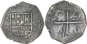 1591/0. Felipe II. Sevilla. H. 8 reales. ... 