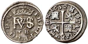 1652. Felipe IV. Segovia. . 1/2 real. (AC. ... 