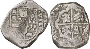 1673. Carlos II. MD (Madrid). BR. 8 reales. ... 