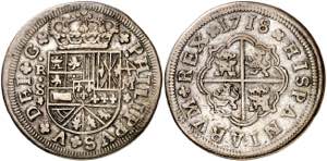 1718. Felipe V. Sevilla. M. 4 reales. (AC. ... 