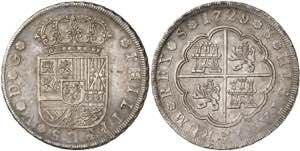1729. Felipe V. Sevilla. 8 reales. (AC. ... 
