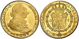 1788. Carlos III. Madrid. M. 2 escudos. (AC. ... 