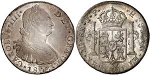 1803. Carlos IV. Lima. JP. 8 reales. (AC. ... 