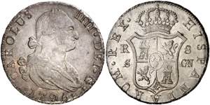 1795. Carlos IV. Sevilla. CN. 8 reales. (AC. ... 